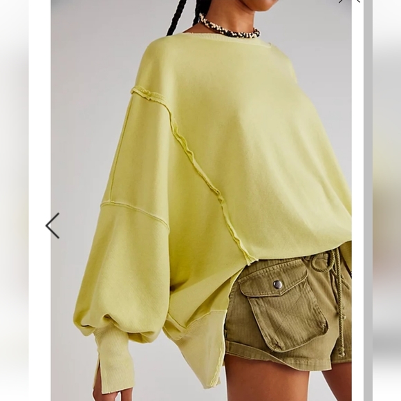 Free People Tops - *RARE* S/O FREE PEOPLE Camden Sweatshirt We The Free